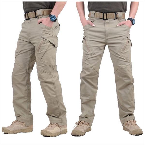 

ix9 tactical casual cargo army women pant military style waterproof training trousers male durable working xxxl, Black