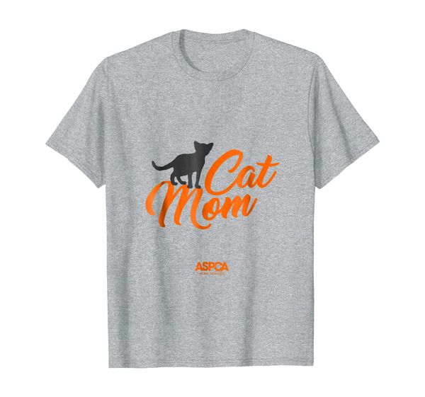 

aspca cat mom t-shirt light, White;black