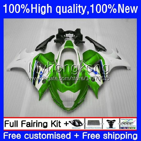 Fairings de Moto para Suzuki Katana GSXF 650 GSXF-650 GSX 650F 08-14 29No.17 GSX650F 08 09 10 11 12 13 14 GSX-650F GSXF650 Green White 2008 2009 2010 2012 2014 Bodys