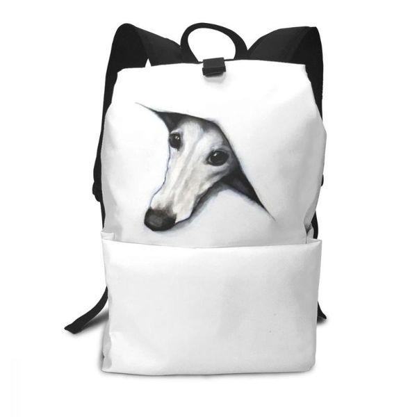 

backpack greyhound backpacks man - woman trendy bag student multi pocket sports print bags