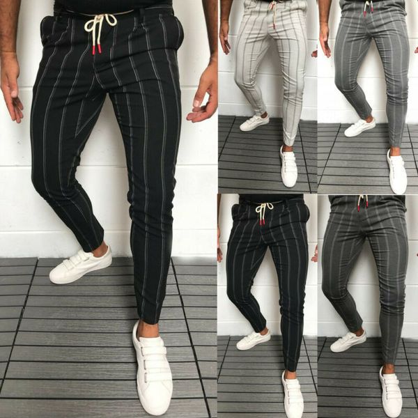 

new 2021 men casual shoes single strap elastic band training suit sports fitness jogging shorts long broek, Black