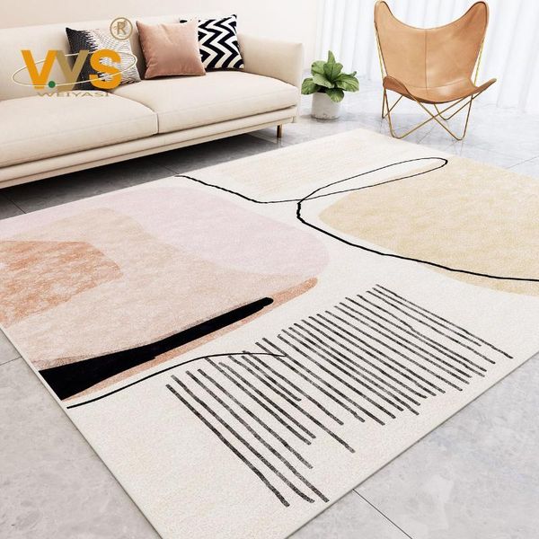 

carpets living room carpet nordic modern minimalist sofa table american geometric machine washable bedside bedroom floor mat