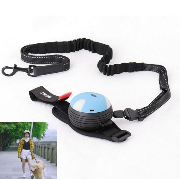 

dog collars & leashes 3m lights leash walking running lead retractable belt traction rope creative lamp automatic pet supplies