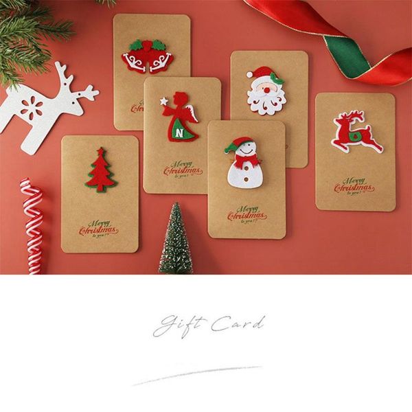 

greeting cards 6pcs vintage envelope gift kraft paper christmas card handmade thanksgiving