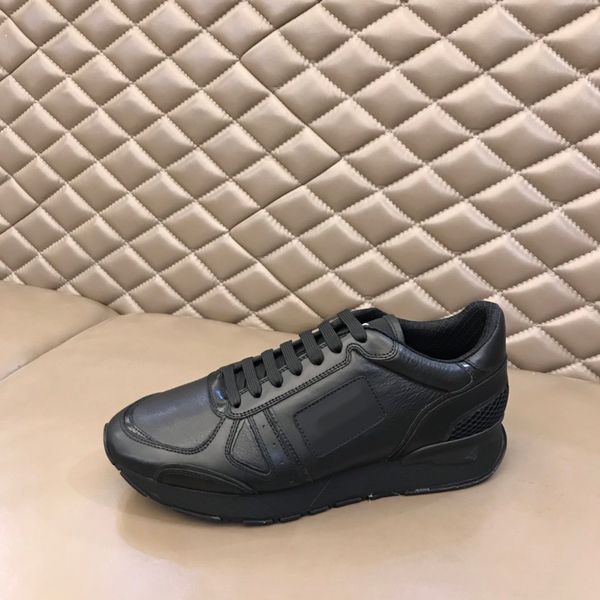 

big 38-45 shoes leather luxury designer ace mens plus size casual with box dust bag c03, Black