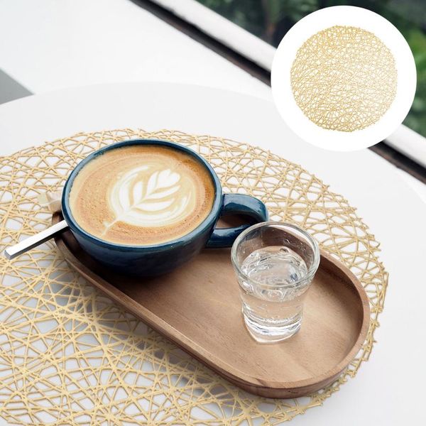 

mats & pads 6pcs western food mat heat resistant place home placemats table coasters