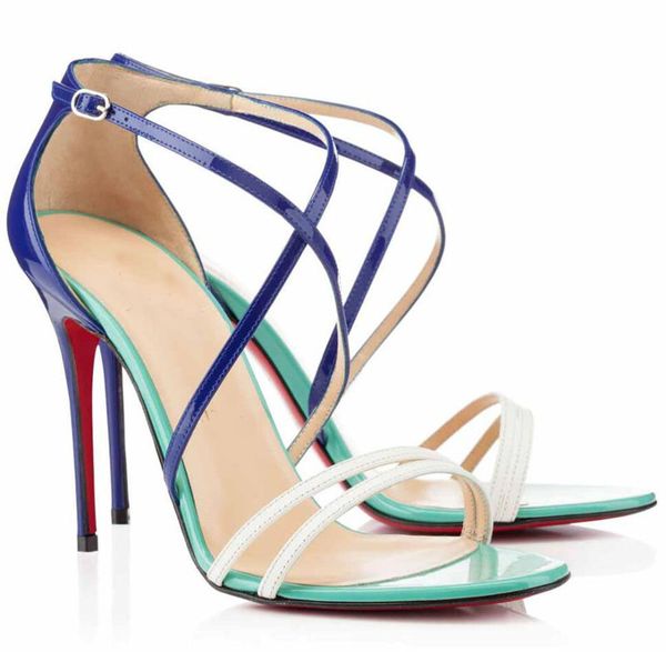 

fashion red bottom heels golden super high heels sandals women platform peep toes ankle buckle strap nightclub shoes, Black