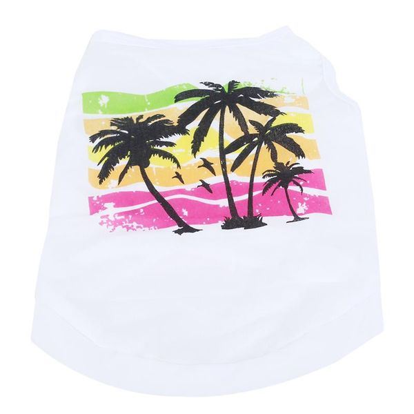 

dog apparel small vest clothes summer beach style puppy shirt breathable polyester tshirt