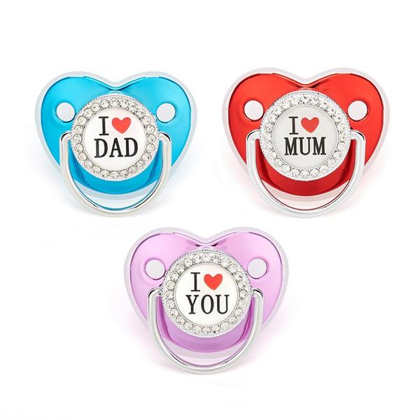 

pacifiers# love baby diamond pacifier point soothing luxury custom pacifiers and accessories for kids