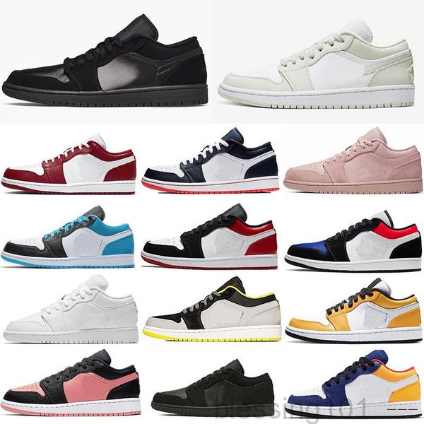 

low 1 1s jumpman basketballs shoes unc og sp travis scotts black toe pine green triple black white men women trainers sneakers y333