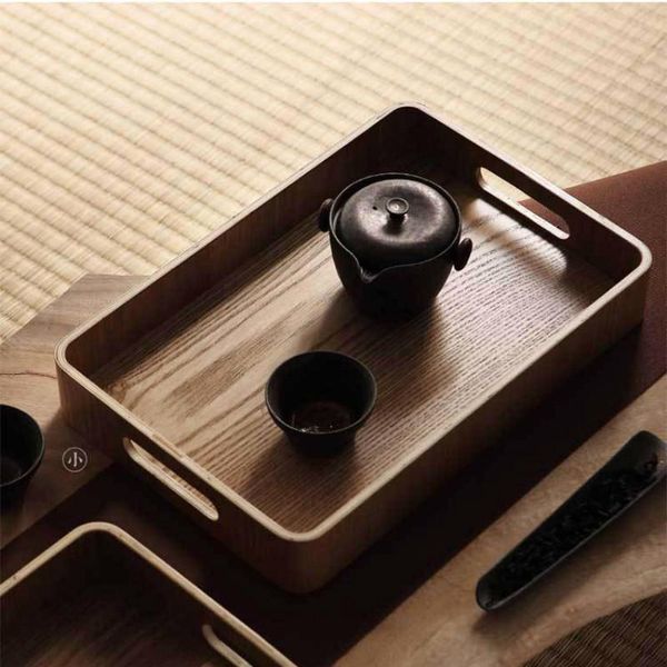 

kitchen storage & organization wooden serving tray wood plate tea food dishe drink platter dinner beef steak fruit snack round/oval/rectangu