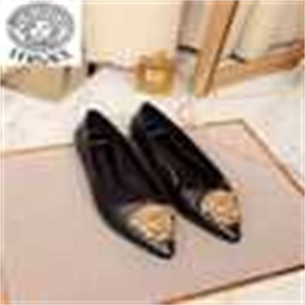 

luxury brand women sneakers skate dance ballerina flats loafers espadrilles wedges dress shoes designer aqdv, Black