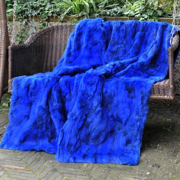 

cx-d-11f 150x200cm bedding patchwork real fur blanket throw rug