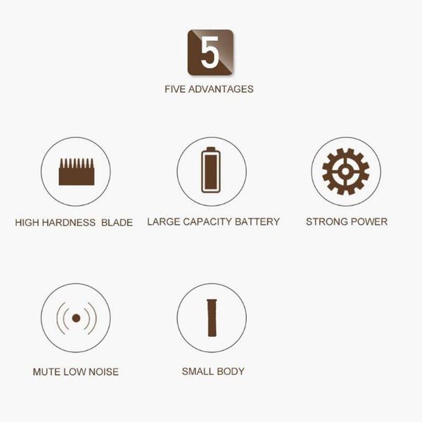 

hair clippers professional men t-blade beard trimmer cordless haircuttin machine p9yd