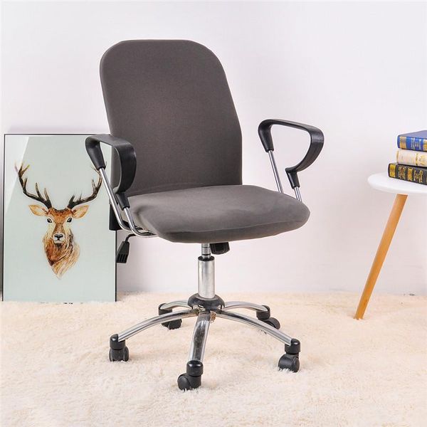 

chair covers office split cover spandex stretch computer seat anti-dirty removable for chairs