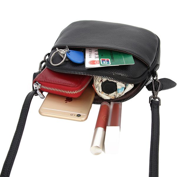 

carmenlai mini shoulder women fashion handbags purses ladies layer cowhide leather shell crossbody messenger bag