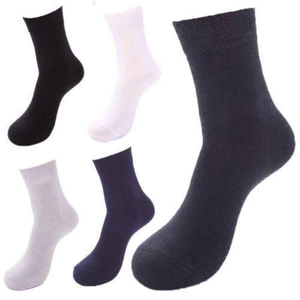 

sale5 pair on bamboo fibre ultra-dunne elastic silky short silk breathing black men socks 2021 winter/herfst