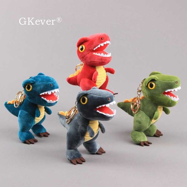 

kawaii plush dinosaur keychain pendant popular women car bag key ring gift 13cm