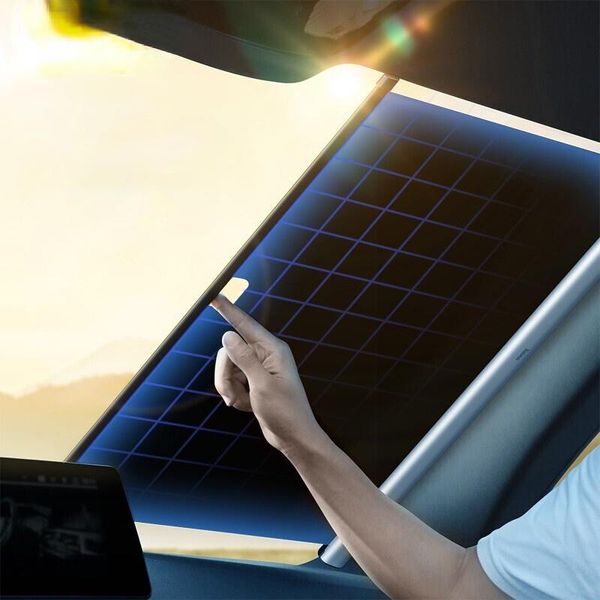 

car sunshade windshield cover automatic retractable sunblind sun protection for front window shade parasoles