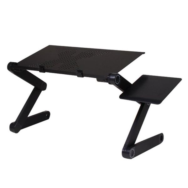 

electric fans aluminum alloy adjustable laptable portable folding computer desk notebook deskstand for sofa bed