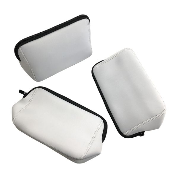 

20pcs cosmetic case sublimation diy white blank neoprene waterproof large capacity makeup bag