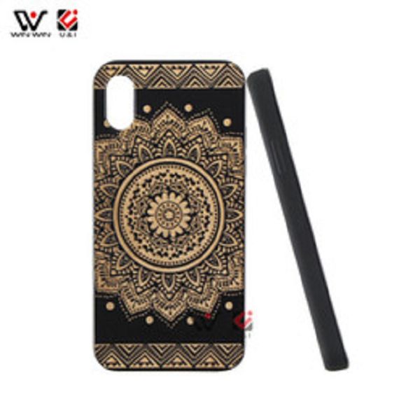 Casos de telefone resistentes a água para iphone 6 7 8 11 12 xs xr 2021 luxo eco-friendly preto cereja madeira design de flor traseira