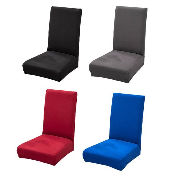 

stretch dinning room chair cover home banquet party spandex seat slipcovers