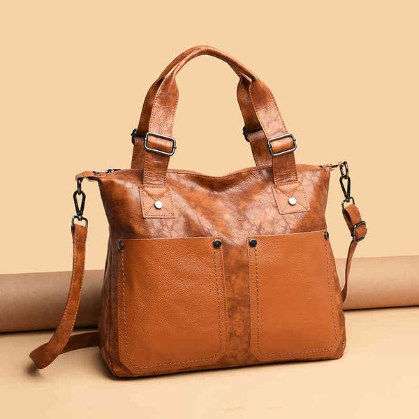 

handbag leather luxury designer big capacity shopper shoulder s sac ladies tote crossbody bag for women