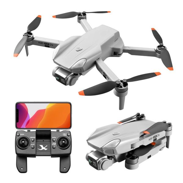 

drones k80 air2s drone with camera hd 4k gps professional brushless 5g wifi fpv 1km long distance 28 minuets rc quadcopter dron
