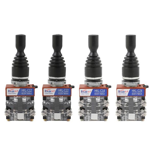 

hkl-c24 c14 c22 c12 joystick switch 22mm 4position 2position rocker momentary latching cross rocker controller switch