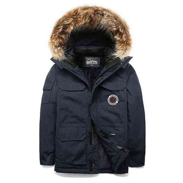 

winter canadian goode jacket parkas cotton padded clothes plush thickened young mens womens medium large warm gooses map table parker coat, Black