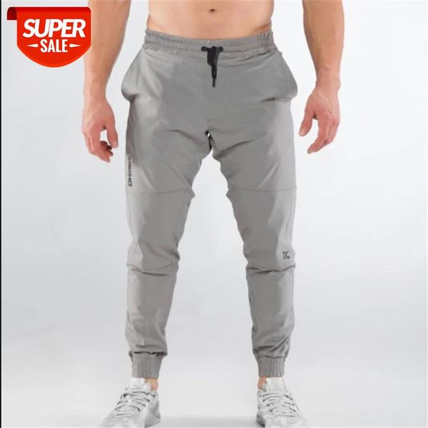 

2019 summer new sweatpants jogger fashion gyms thinse ction pants men casual trouser bodybuilding fitness sweat mens clothing #hf5c, Black