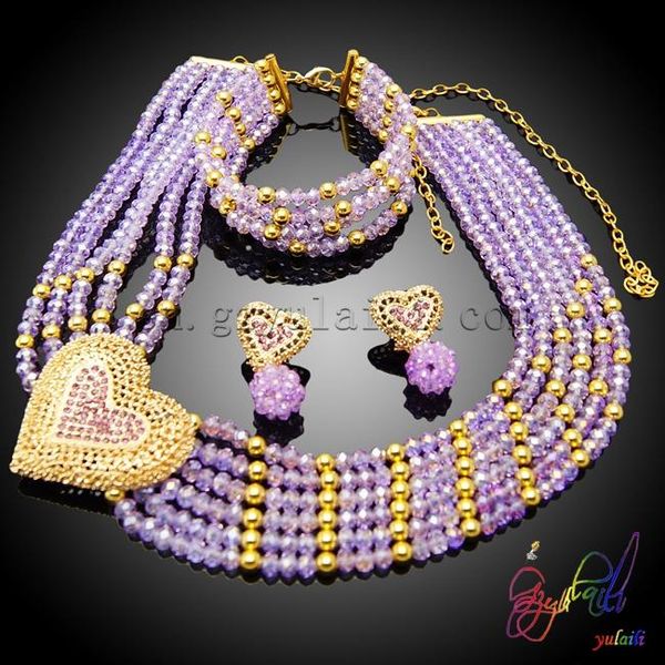 

earrings & necklace yulaili jewelry set pomposity, Silver