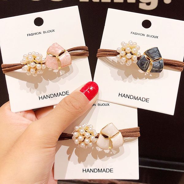 

hair rope korean accessories high elastic rubber band small incense wind hair circle hairpin ponytail rope female