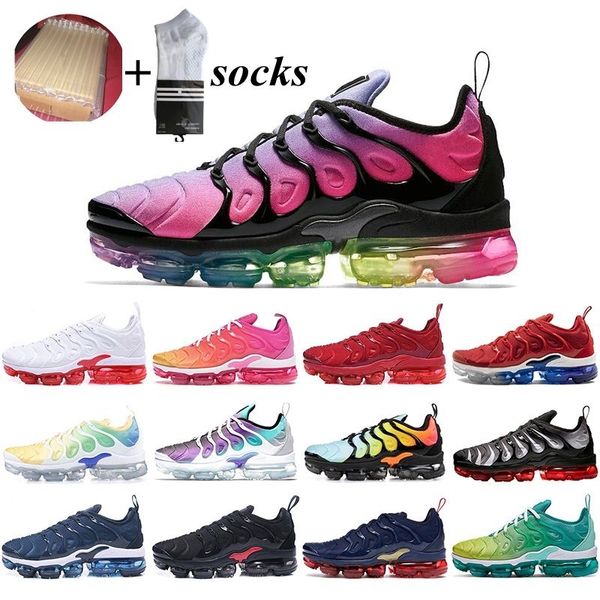 

with box tn running shoes women men sports betrue triple white hyper violet bleached aqua sneakers mens trainers walking jogging 36-47