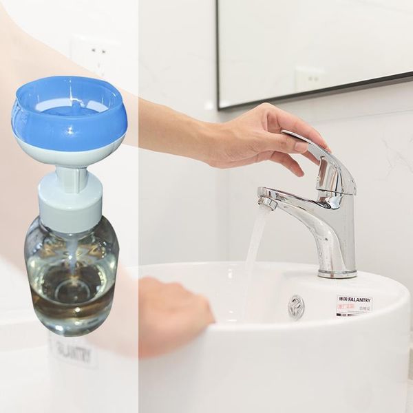 

liquid soap dispenser foam foaming pump bottle head plastic bear type kitchen bathroom accessories
