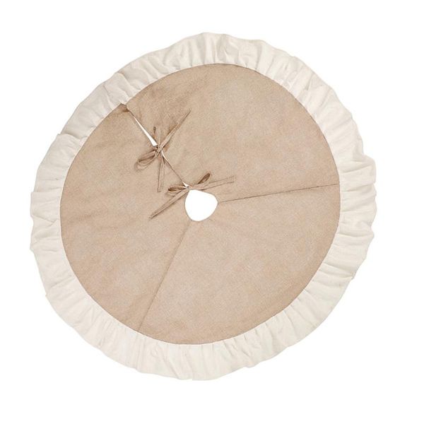 

christmas decorations 1pc party supplies linen tree skirt home cushion