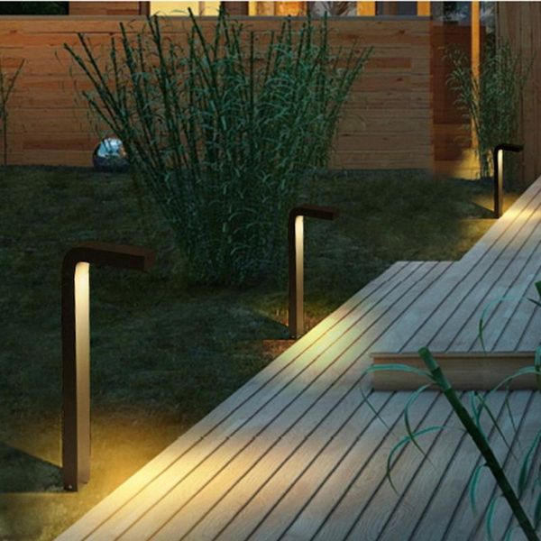 

outdoor waterproof led garden lawn lights modern aluminum led lawn lamps 10w 15w landscape light for garden yard ac85-265v