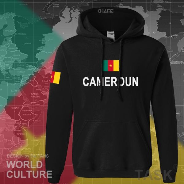 

men's hoodies & sweatshirts cameroon men sweatshirt sweat hip hop streetwear tracksuit nation flag cmr cameroun cameroonian, Black