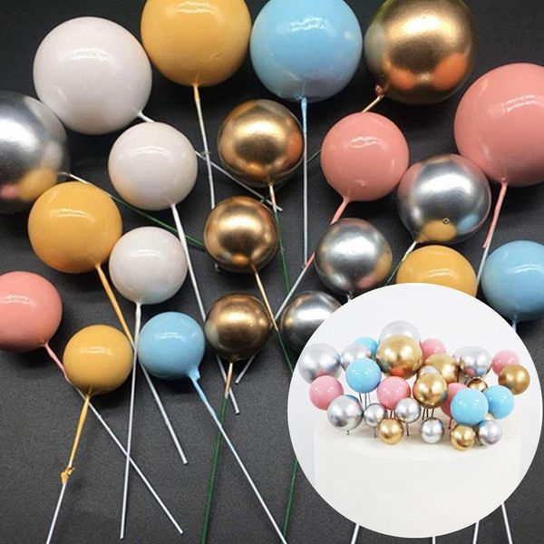 

other event & party supplies 1pcs/pack 2-4cm ball cake er creative cupcake insert card flags for baby shower birthday decoration