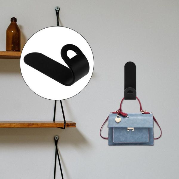 

hooks & rails 10pcs practical wall punch-simple design black