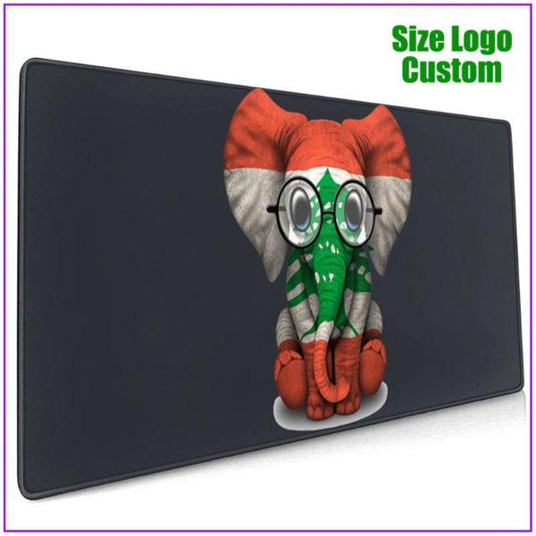 

mouse pads & wrist rests baby elephant with glasses and lebanese lebanon flag pad support gel alfombrilla escritorio pc gamer completo