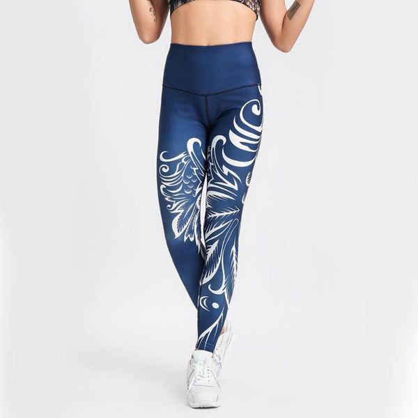 

yoga outfits high waist pants women's fitness sport leggings printing elastic gym workout tights s-xl seamless plus size f3, White;red
