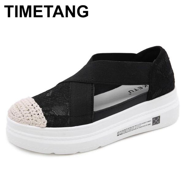 

sandals timetang women running shoes outdoor sports gym fashion lace up lightweight sneakers breathable comfort air, Black