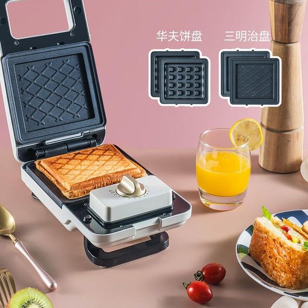 

breakfast sandwich machine jz-wl-g205 electric baking pan household quick heating timing knob waffle machine