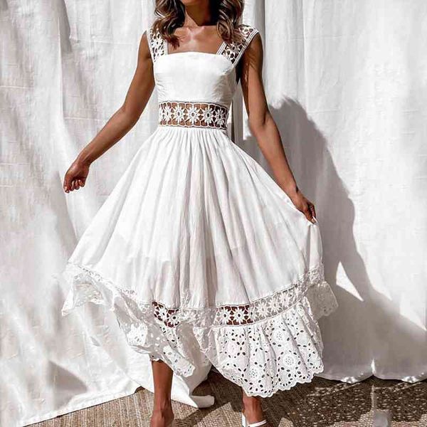 

summer elegant white women dress lace hollow out bridemaid long ladies holiday wedding maxi, Black;gray