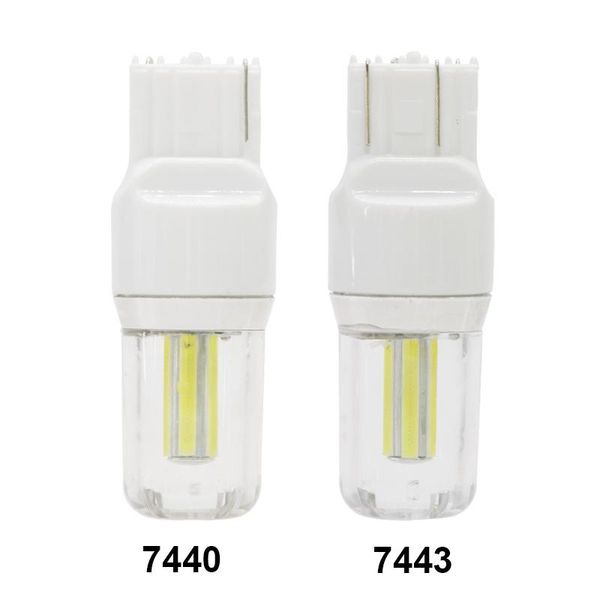 

emergency lights led signal for car truck t20 cob 4w 12 24 volt 7440 w21/5w 7443 w21w canbus 12v 24v auto backup bulb reverse brake lamp