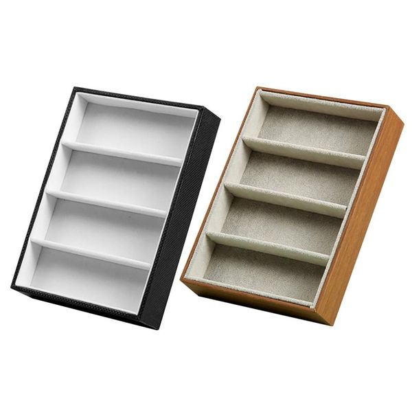 

sunglasses frames display glasses cases 4 grids box jewelry organizer tray, Silver