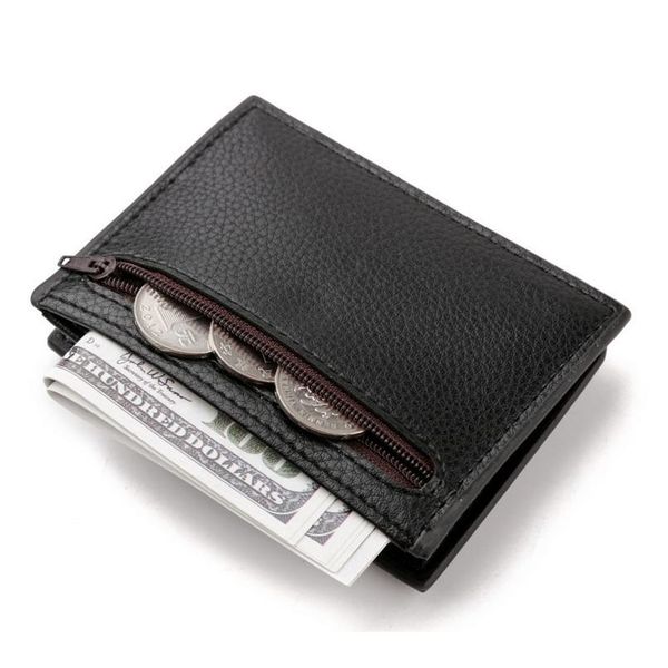 

bycobecy new hasp mini wallet for men zipper pouch coin purse female mini travel credit card holder id c qylujq