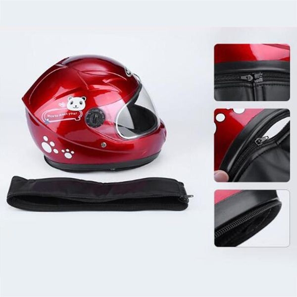

motorcycle helmets winter riding helmet electric bike children outdoor safety